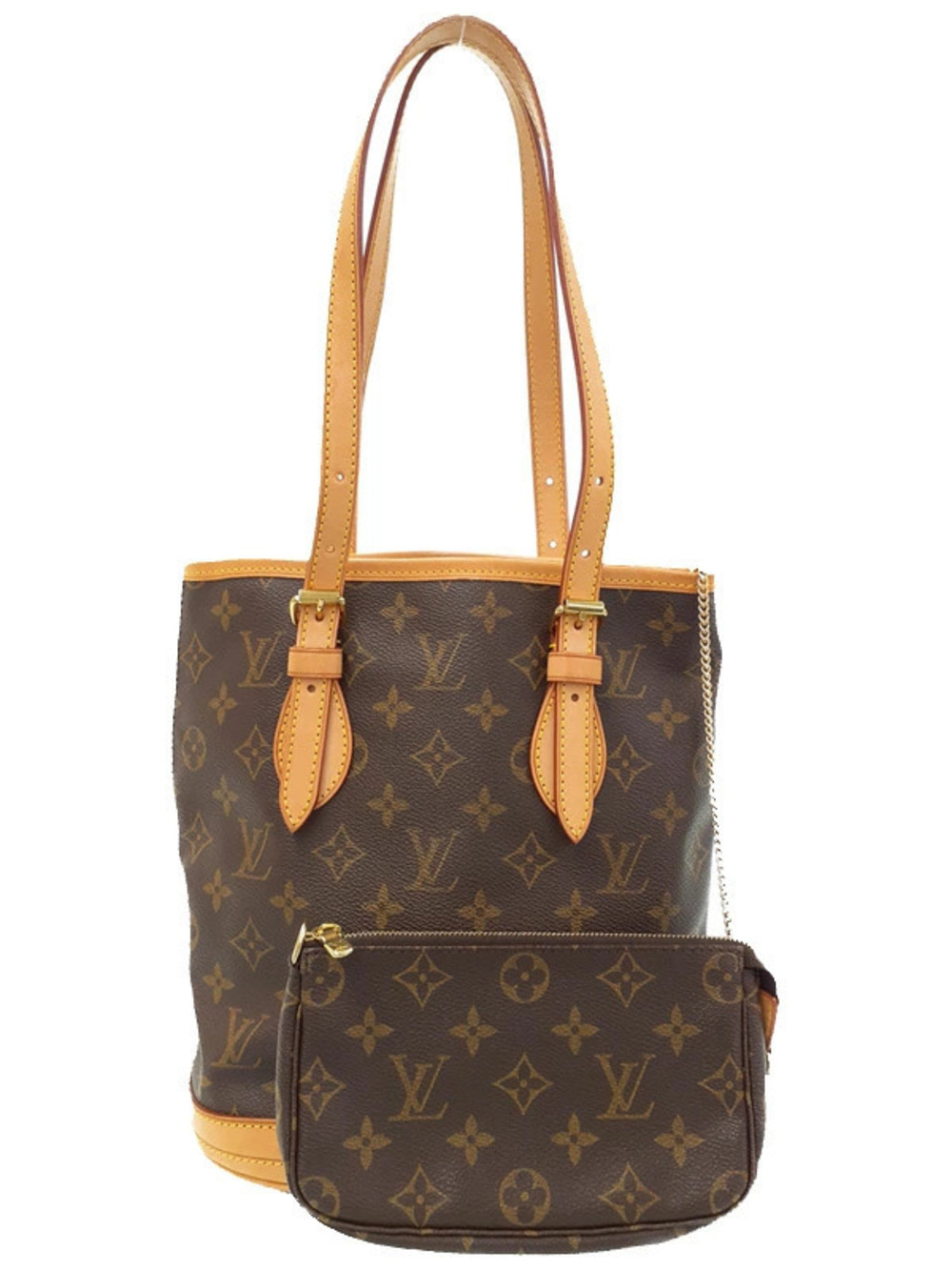 Louis Vuitton Monogram Bucket Shoulder Bag